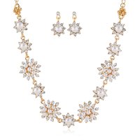 SET587 - Gold Plated Pearl Jewelry Set